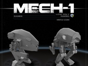 mech 1 low poly max 2011 3D Модель