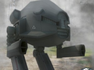 mech 1 low poly max 2011 3D Model