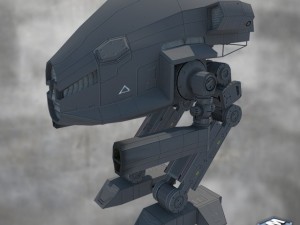 mech 1 low poly max 2011 3D Model