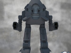 mech 1 low poly max 2011 3D Model