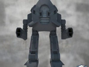 mech 1 low poly max 2011 3D Model