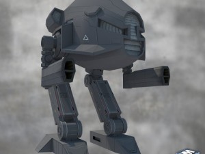 mech 1 low poly max 2011 3D Model