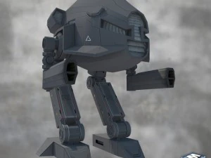 mech 1 low poly max 2011 3D Model
