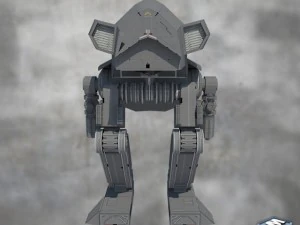 mech 1 low poly max 2011 3D Model