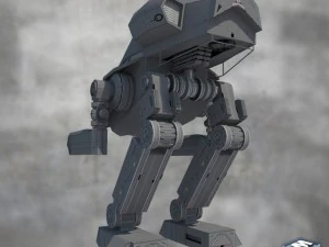 mech 1 low poly max 2011 3D Model