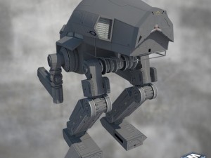 mech 1 low poly max 2011 3D Model