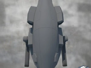 mech 1 low poly max 2011 3D Model