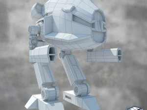 mech 1 low poly max 2011 3D Model