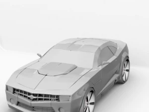 Camaro-Auto für Dynamik 3D Modell