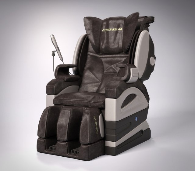 massage chair 3Dモデル .c4d .max .obj .3ds .fbx .stl .blend 