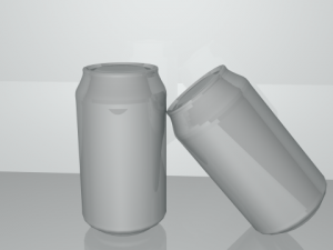 basic soda can 3D Model
