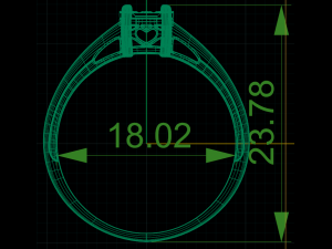 illusion setting ring 3D Модель