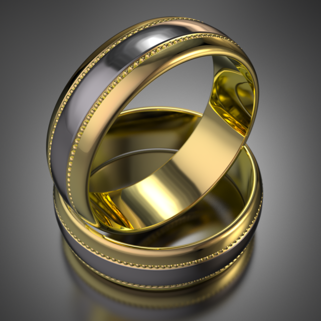 wedding ring 3D Модель .c4d .max .obj .3ds .fbx .stl .blend 