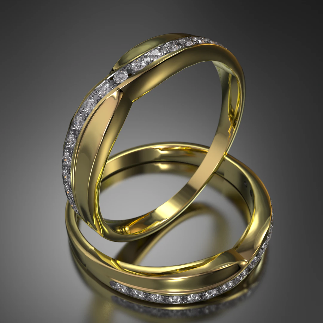 반지 3D 모델 .c4d .max .obj .3ds .fbx .stl .blend 