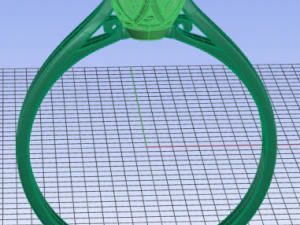 anello nuziale Modello 3D