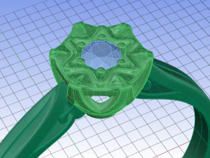 anello nuziale Modello 3D