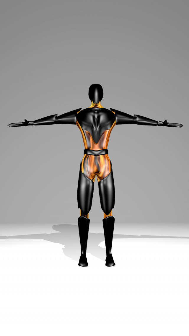 fire elemental 3D Model .c4d .max .obj .3ds .fbx .stl .blend 