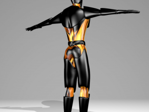 fire elemental 3D Model