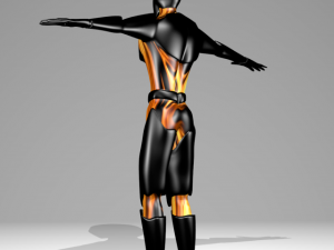 fire elemental 3D Model