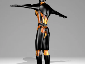 fire elemental 3D Model