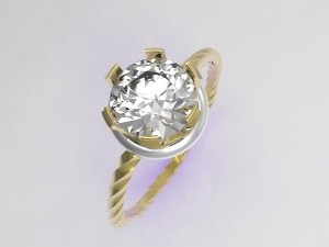 spiral ring 3D Модель