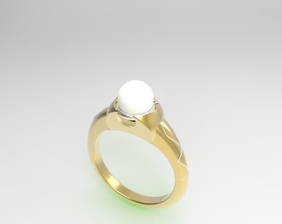 pearl ring Modelo 3D .c4d .max .obj .3ds .fbx .stl .blend 