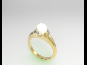 pearl ring 3D-Modell