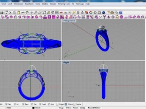 pearl ring Modelo 3D