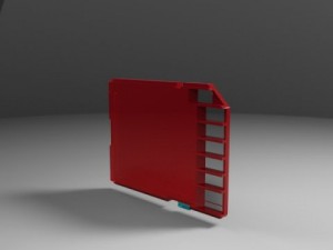 sd card 3D-Modell
