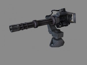 minigun Modelo 3D