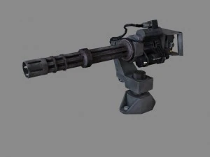 minigun Model 3D