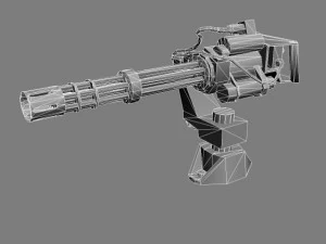 minigun 3D Model