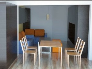 living room in sofia 3D Model