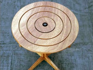 wood table Modello 3D