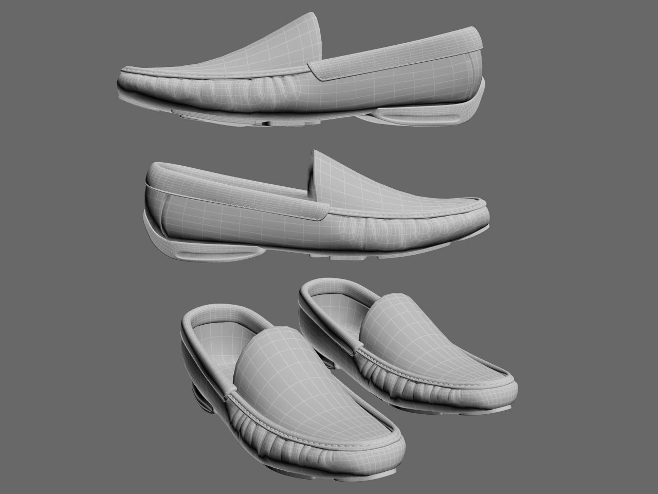mocassim Modelo 3D .c4d .max .obj .3ds .fbx .stl .blend 