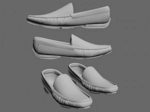mocassim Modelo 3D