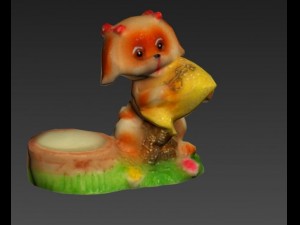 dog candlestick 3D Модель