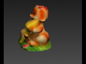 dog candlestick Modelo 3D