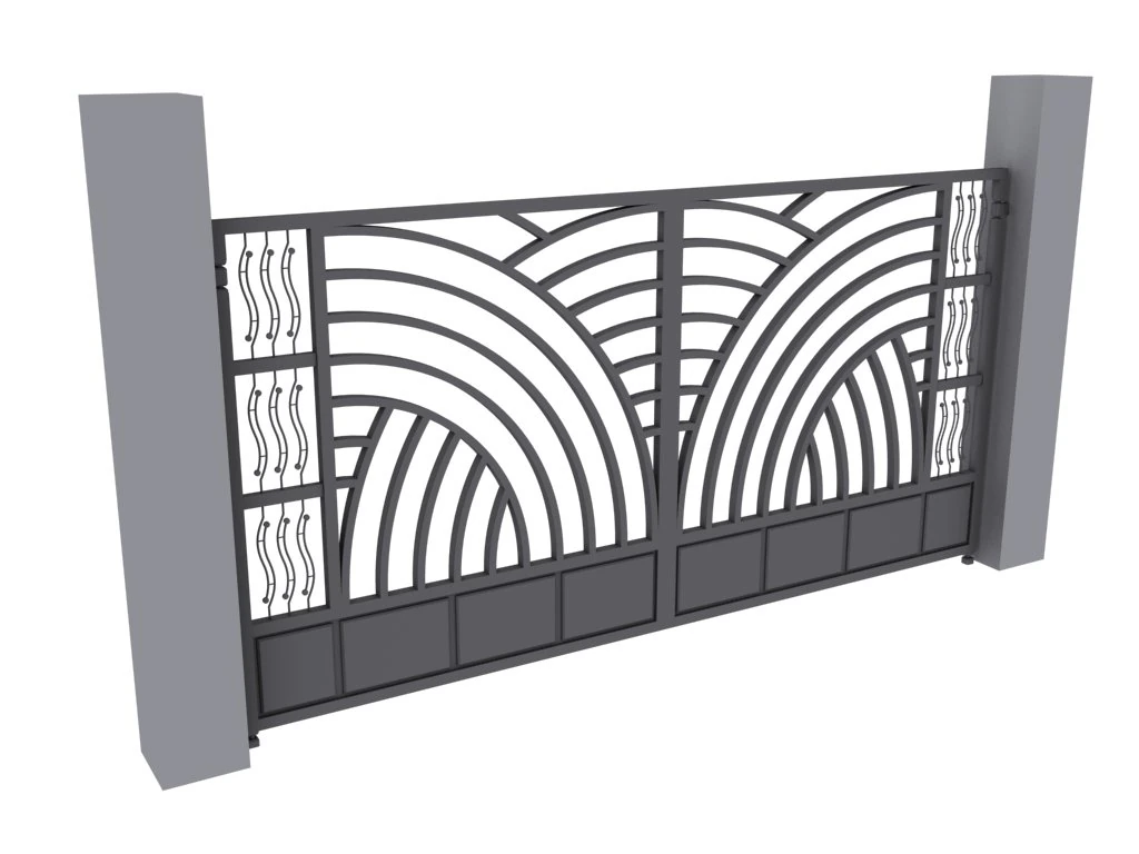 gerbang rumah Model 3D .c4d .max .obj .3ds .fbx .stl .blend 