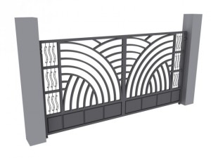 house gate Modèle 3D