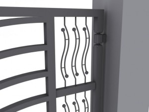 house gate 3D Model