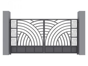 gerbang rumah Model 3D