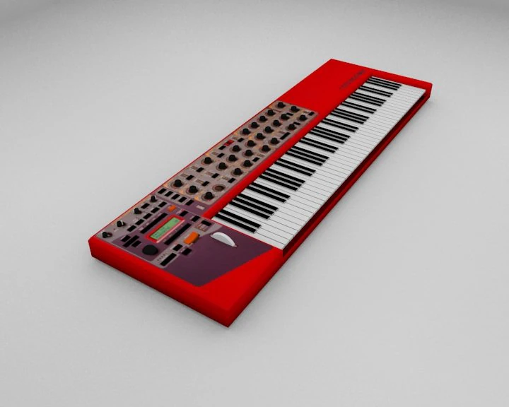 clavia nord lead 2x 3D Model .c4d .max .obj .3ds .fbx .stl .blend 