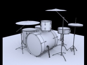 drum kit 3D Model