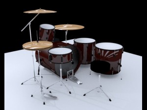 drum kit 3D Model