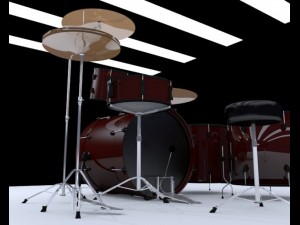 drum kit 3D Model