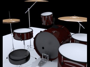 drum kit 3D Model