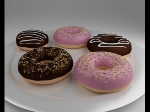 donuts 3D Model