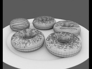 donuts 3D Model