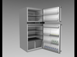 refrigerator 3d 3D Model